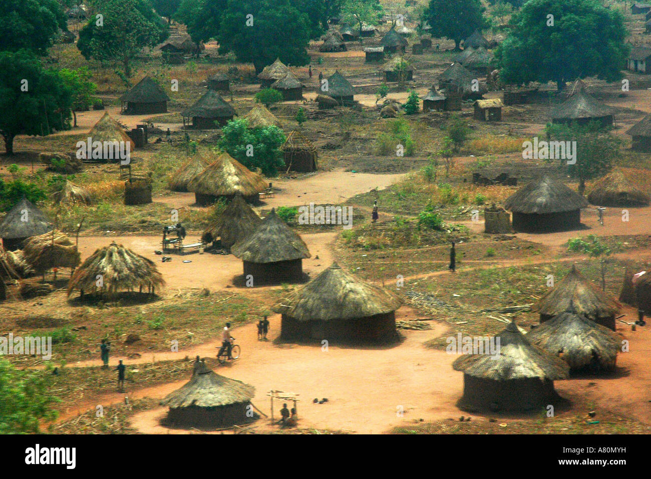 Tambura South Sudan from the plane Stock Photo Alamy
