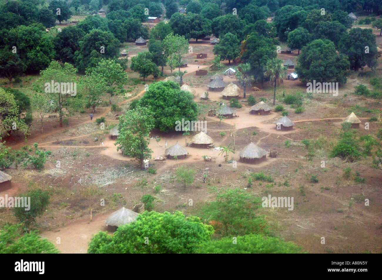Tambura South Sudan from the plane Stock Photo Alamy
