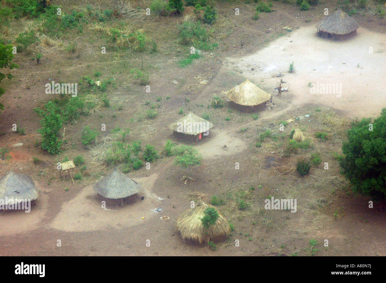 Tambura South Sudan from the plane Stock Photo Alamy