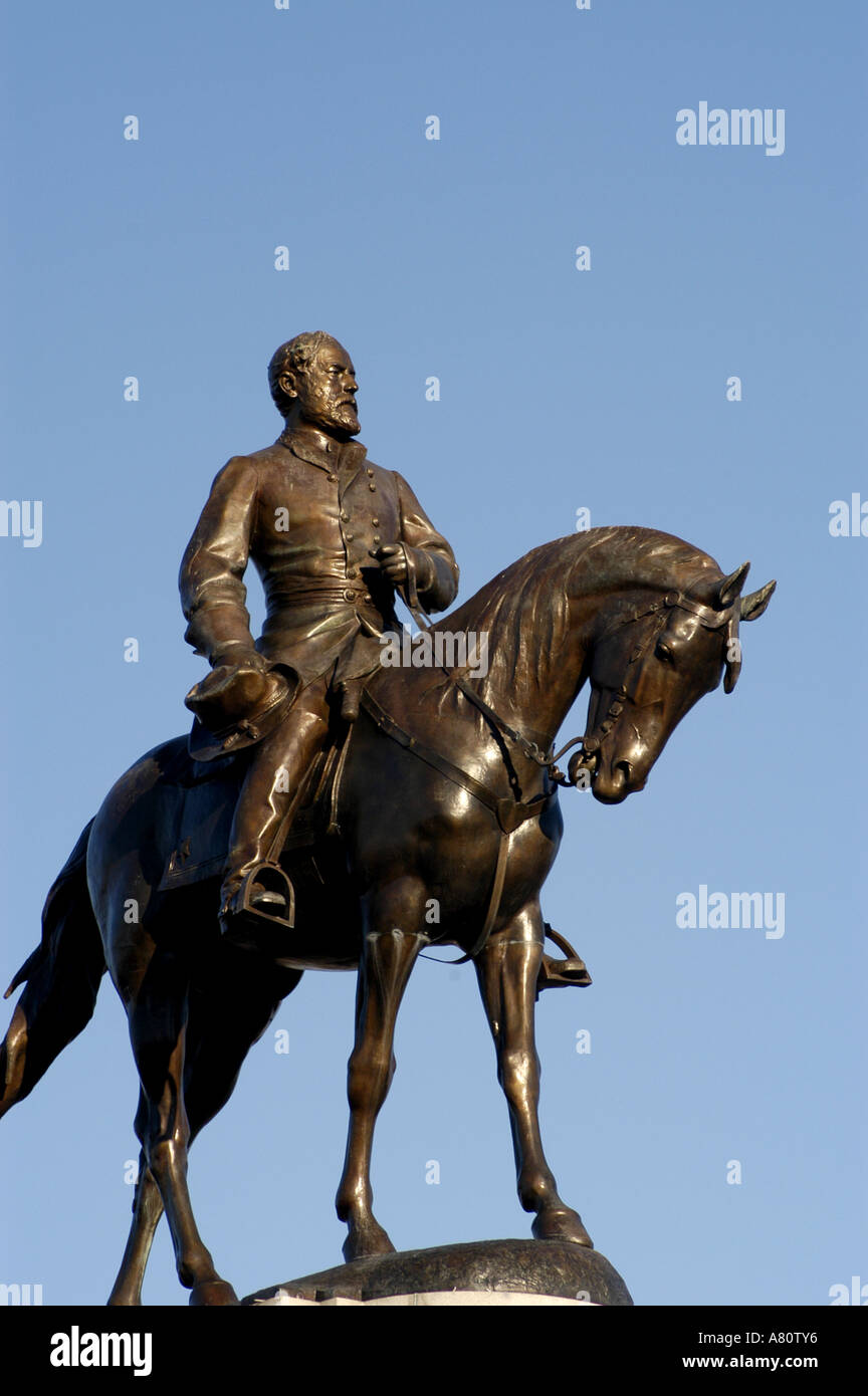 Richmond Virginia General Robert E Lee statue Stock Photo Alamy