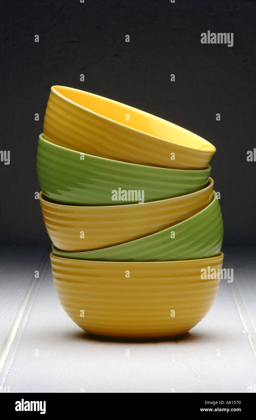 Crockery bowls (1 Stock Photo Alamy