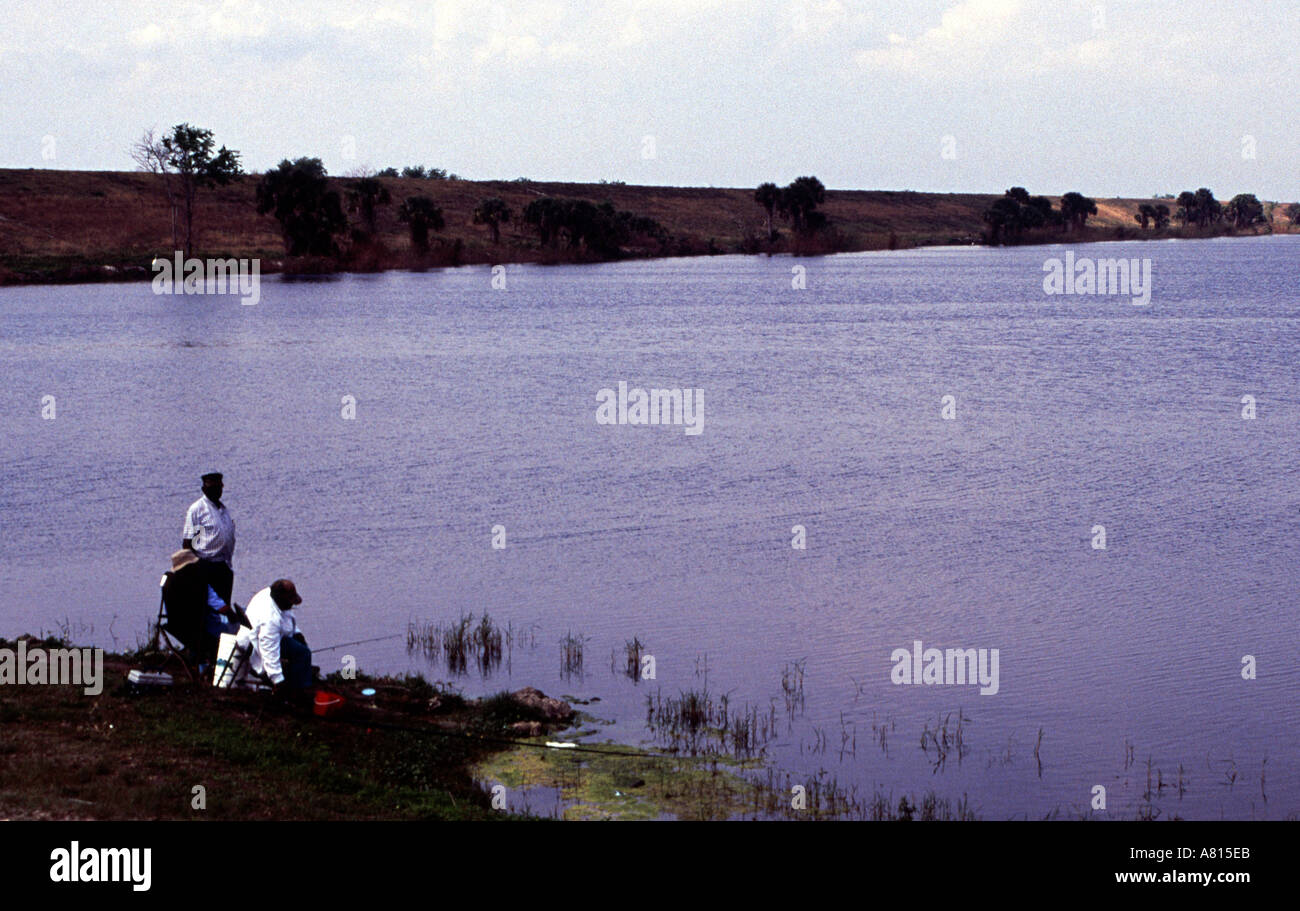 Fishing Lake okeechobee Stock Photo Alamy
