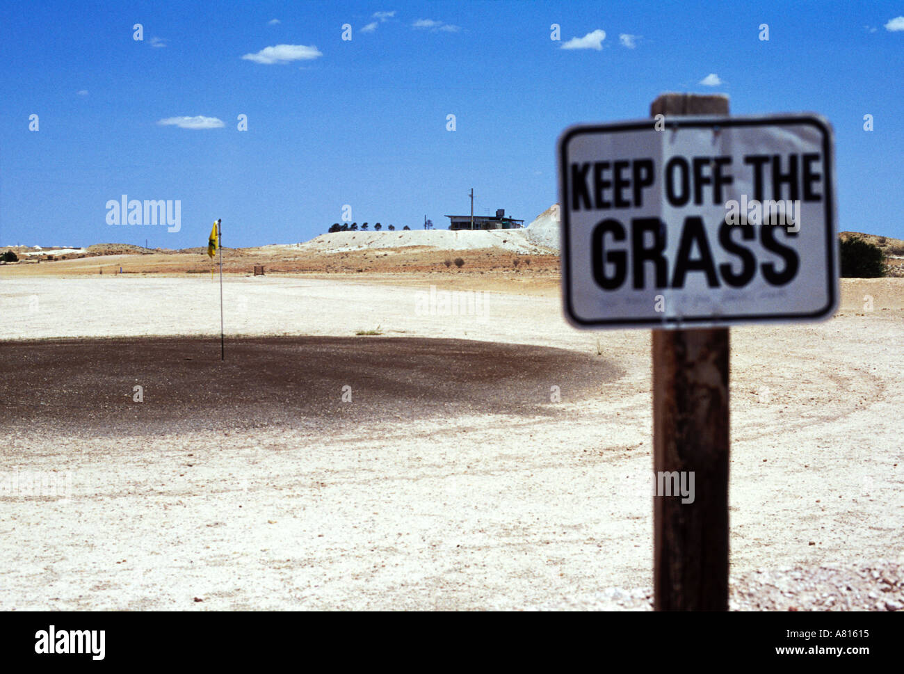 Golf Course Coober Pedy Australia Stock Photo Alamy
