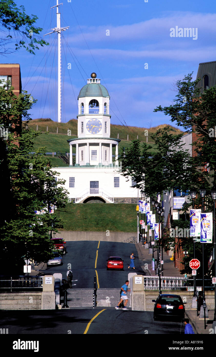 Canada, Nova Scotia, Halifax, old town clock Stock Photo Alamy