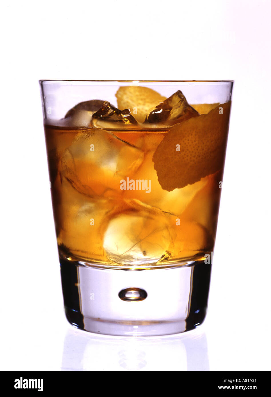 cocktail Old fashioned treacle Stock Photo Alamy