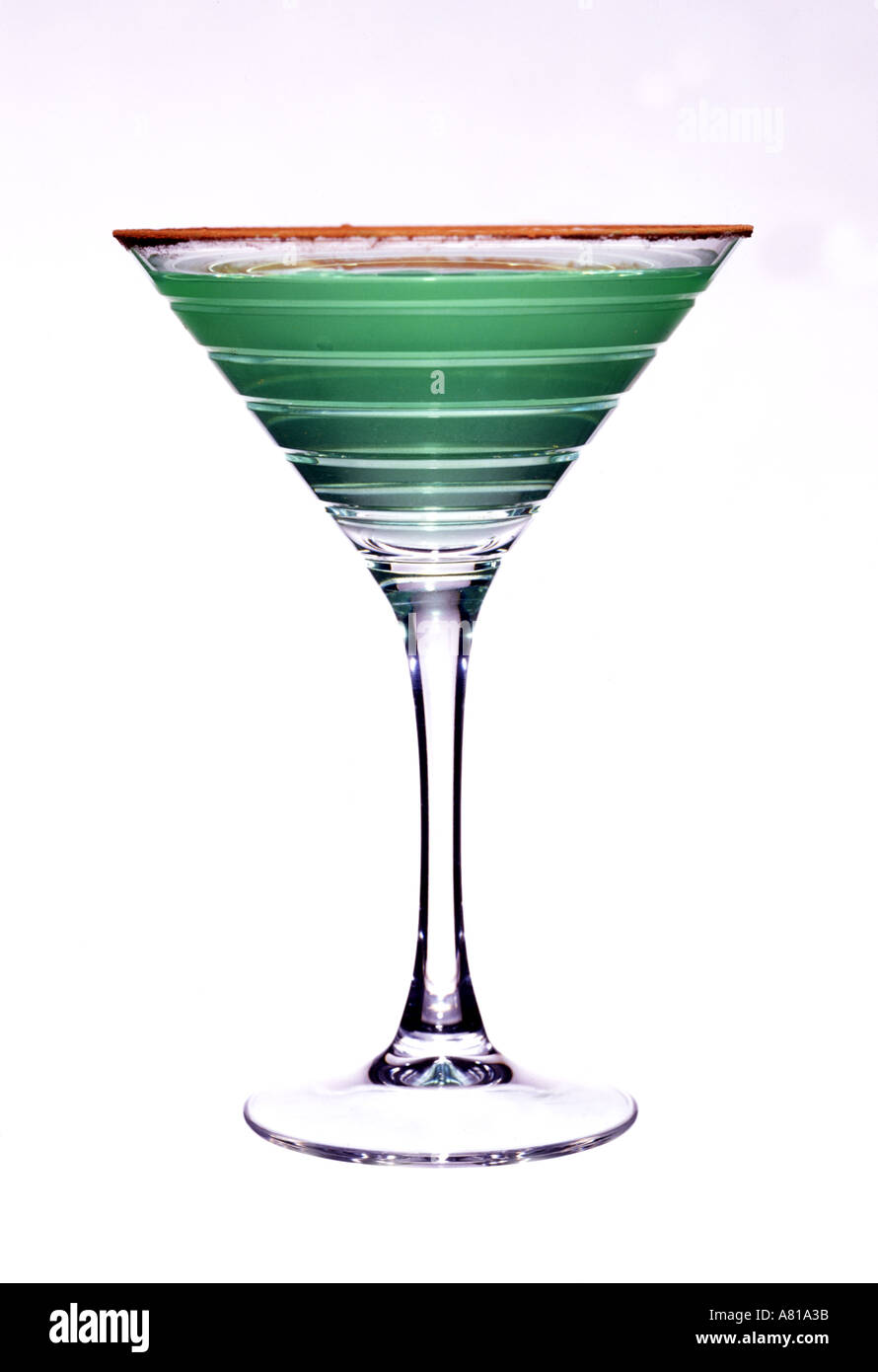 cocktail Minty martini Stock Photo