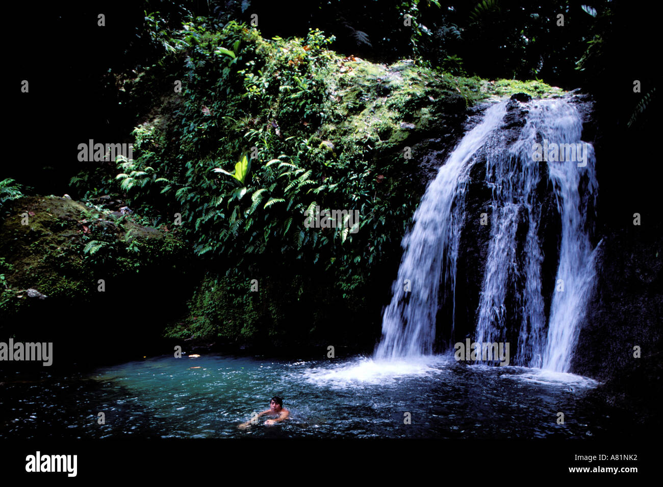 France Guadeloupe French West Indies Basse Terre Cascade Des Stock Photo Alamy
