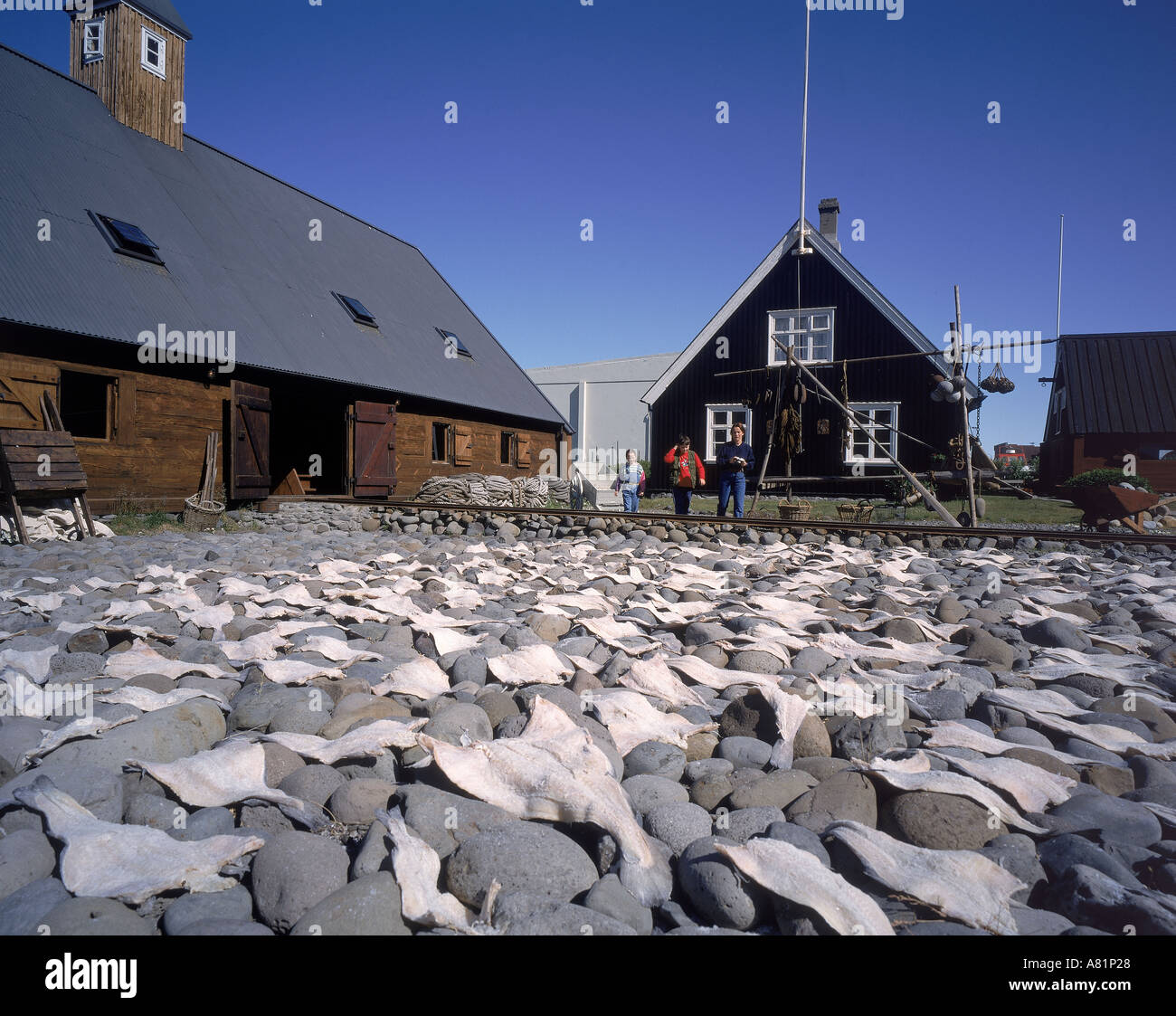 Fishing Museum Nedsti Kaupstadir Isafjordur town West fjords Stock Photo