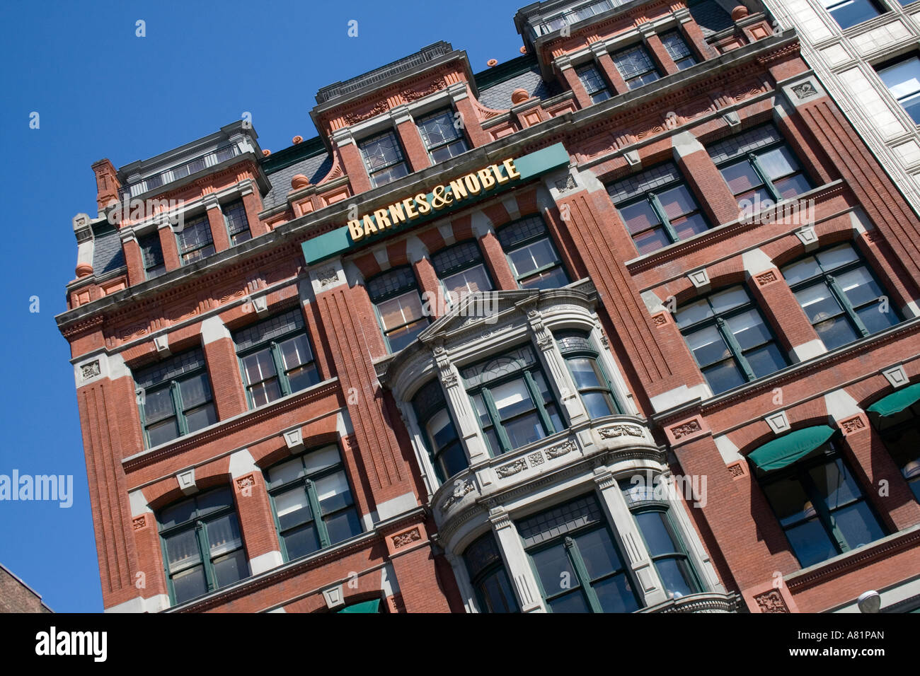 Barnes and Noble Bookstore Union Square New York City Stock Photo