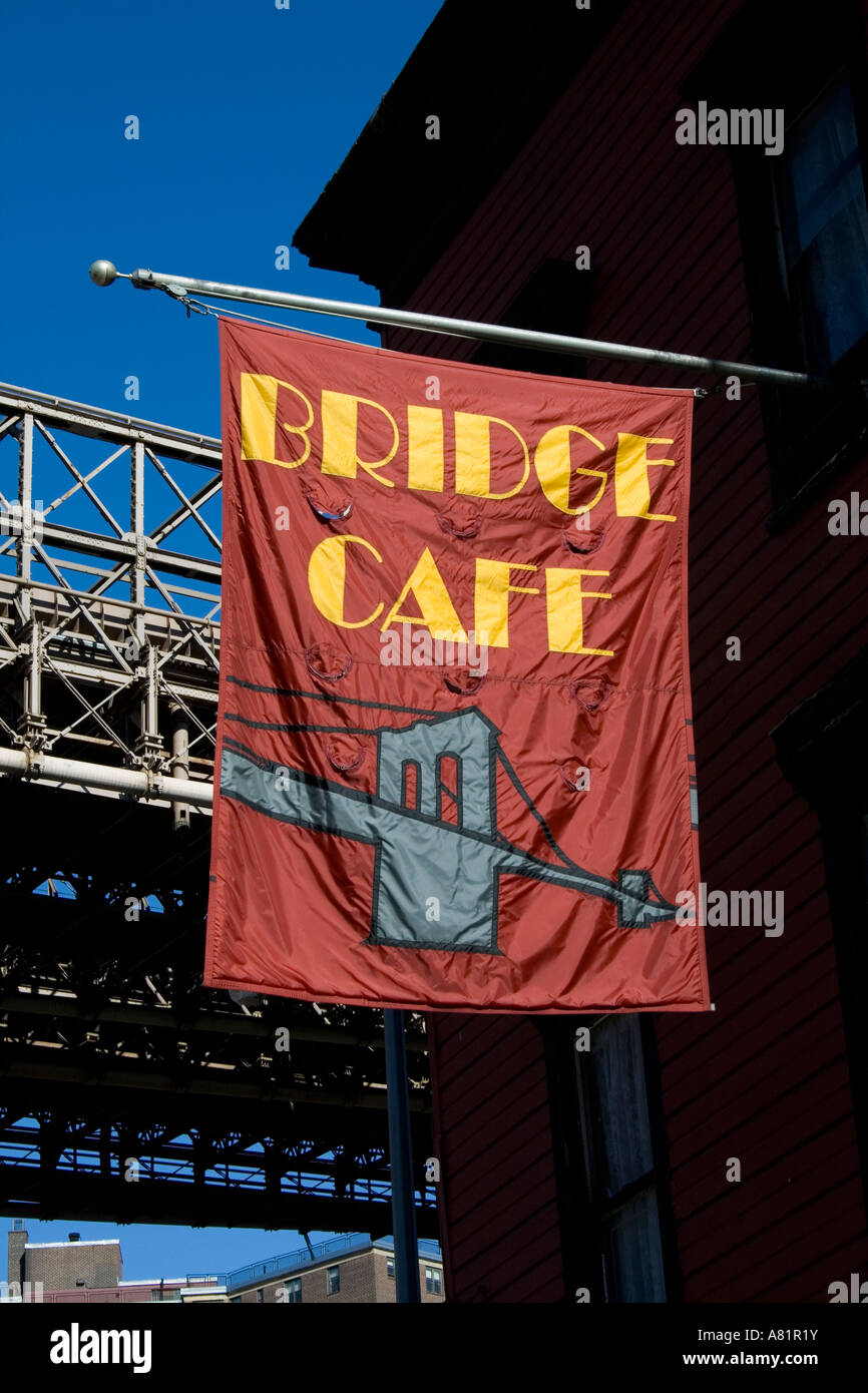 Bridge Cafe New York City Stock Photo - Alamy