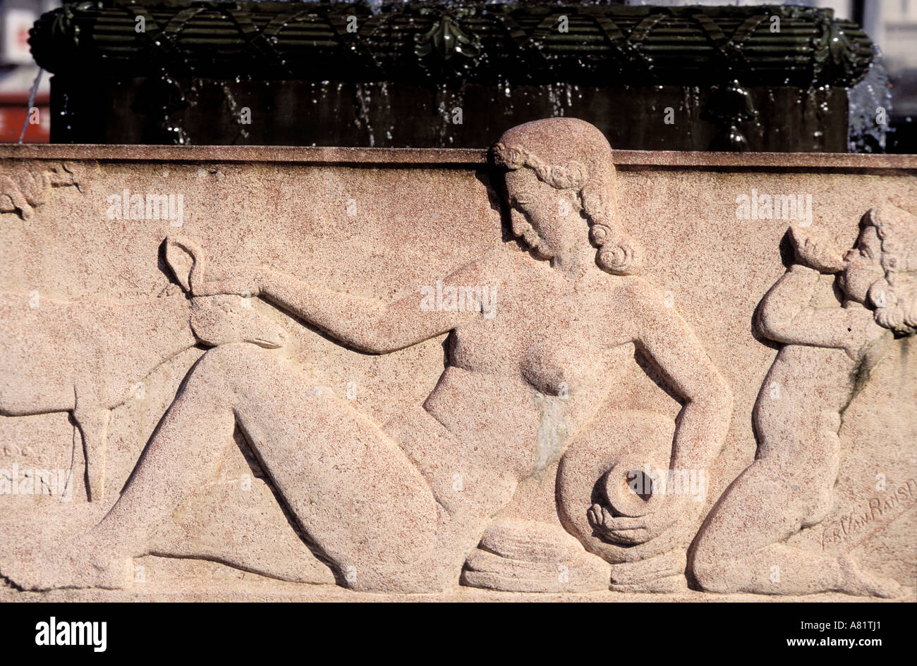 Belgium, Belgian Ardennes, city of spa Stock Photo