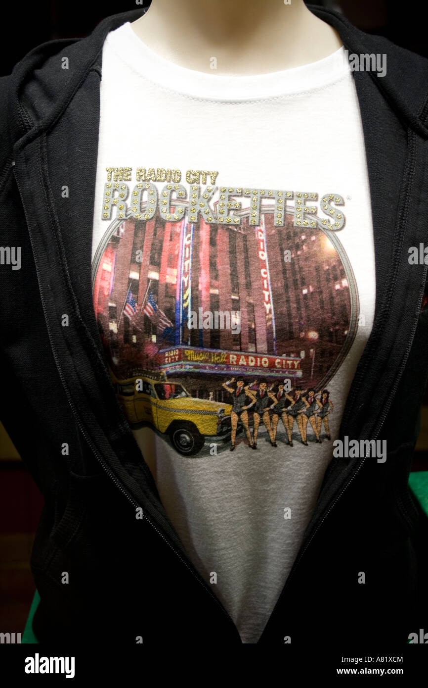 Rockettes T Shirt Stock Photo