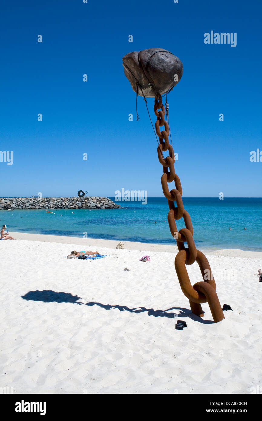 Sculpture by the Sea Exhibition Cottesloe Beach Perth Australia Stock
