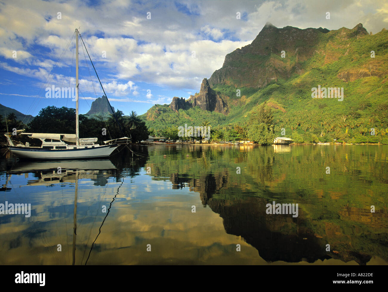 Cooks Bay, Moorea, French Polynesia Stock Photo