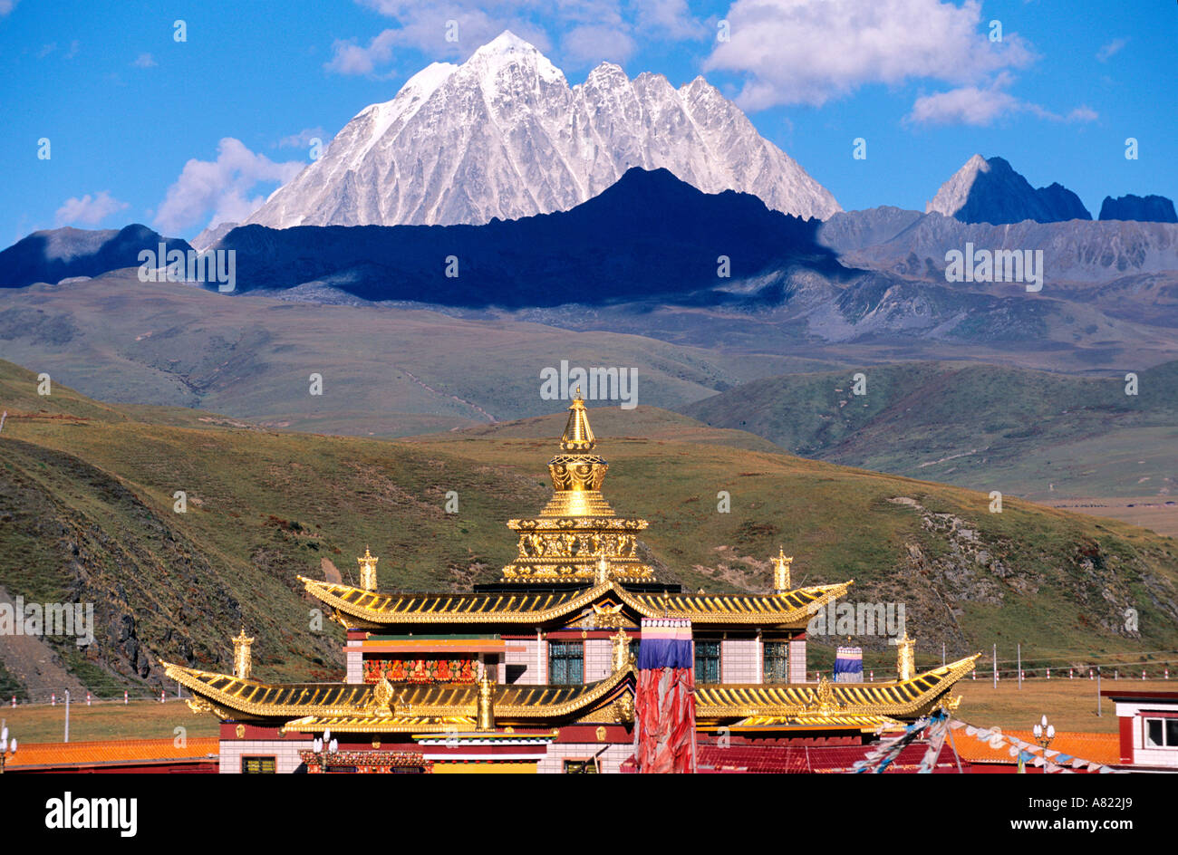 China Sichuan Province ong City Champa Cultural Center Looked Stock Photo Alamy