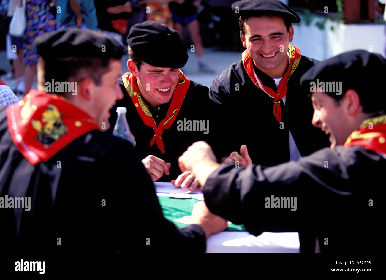 France, Pyrenees Atlantiques, the noces Basques (traditional wedding ...