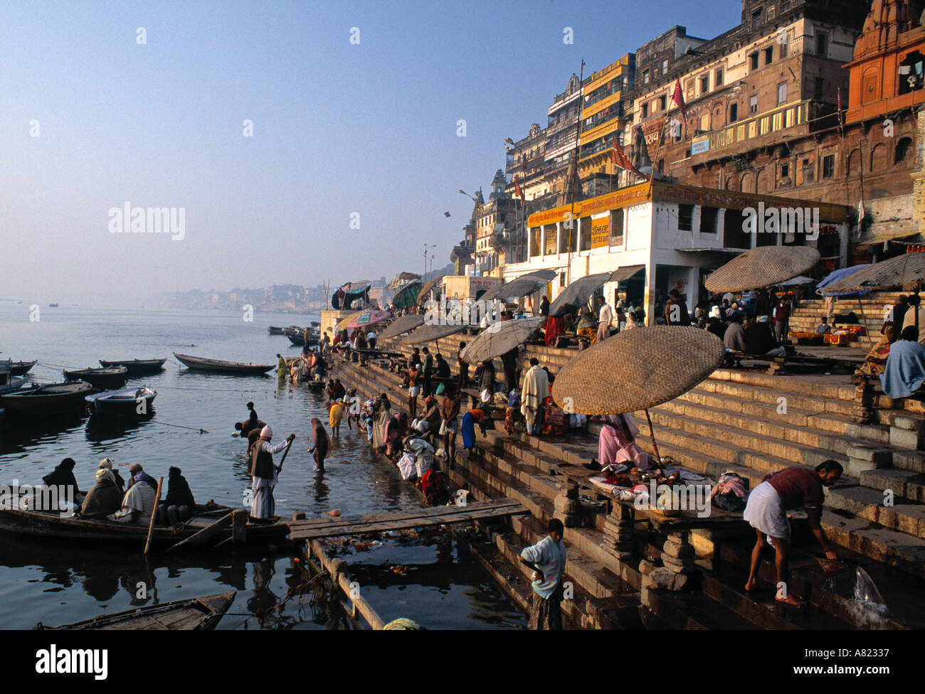 Varanasi (Benares), Uttar Prades, India Stock Photo