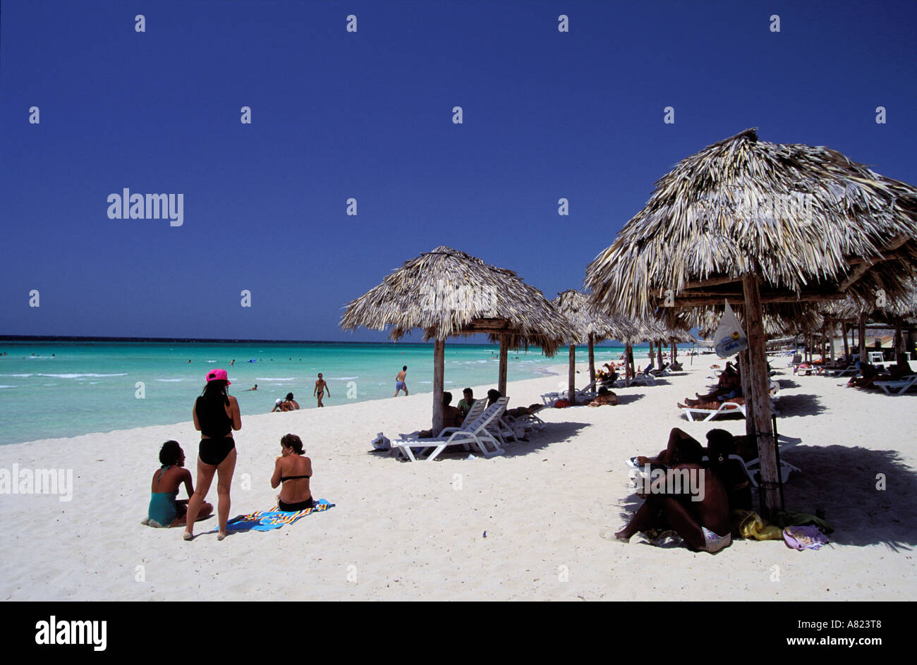Cuba, Matanzas province, Varadero beach Stock Photo - Alamy