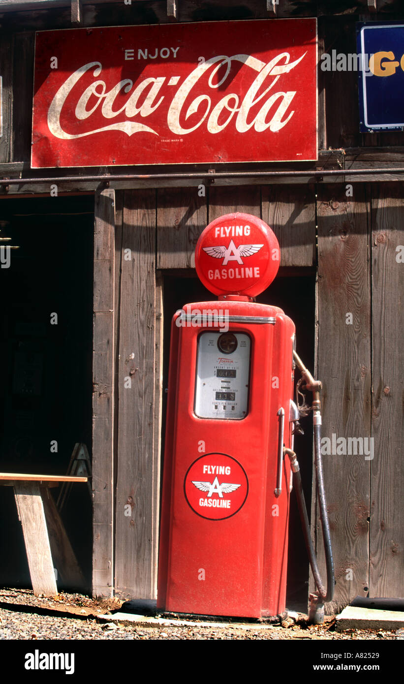 Gas Station, Washington State, USA Stock Photo Alamy