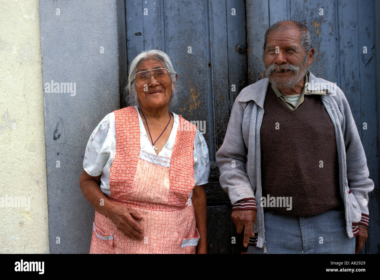 Mexico, San Miguel de Allende, Elderly couple Stock Photo - Alamy