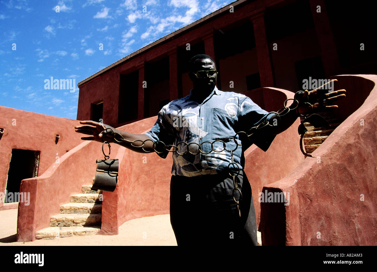 Senegal, region of Dakar, Goree island, slaves' bonds Stock Photo