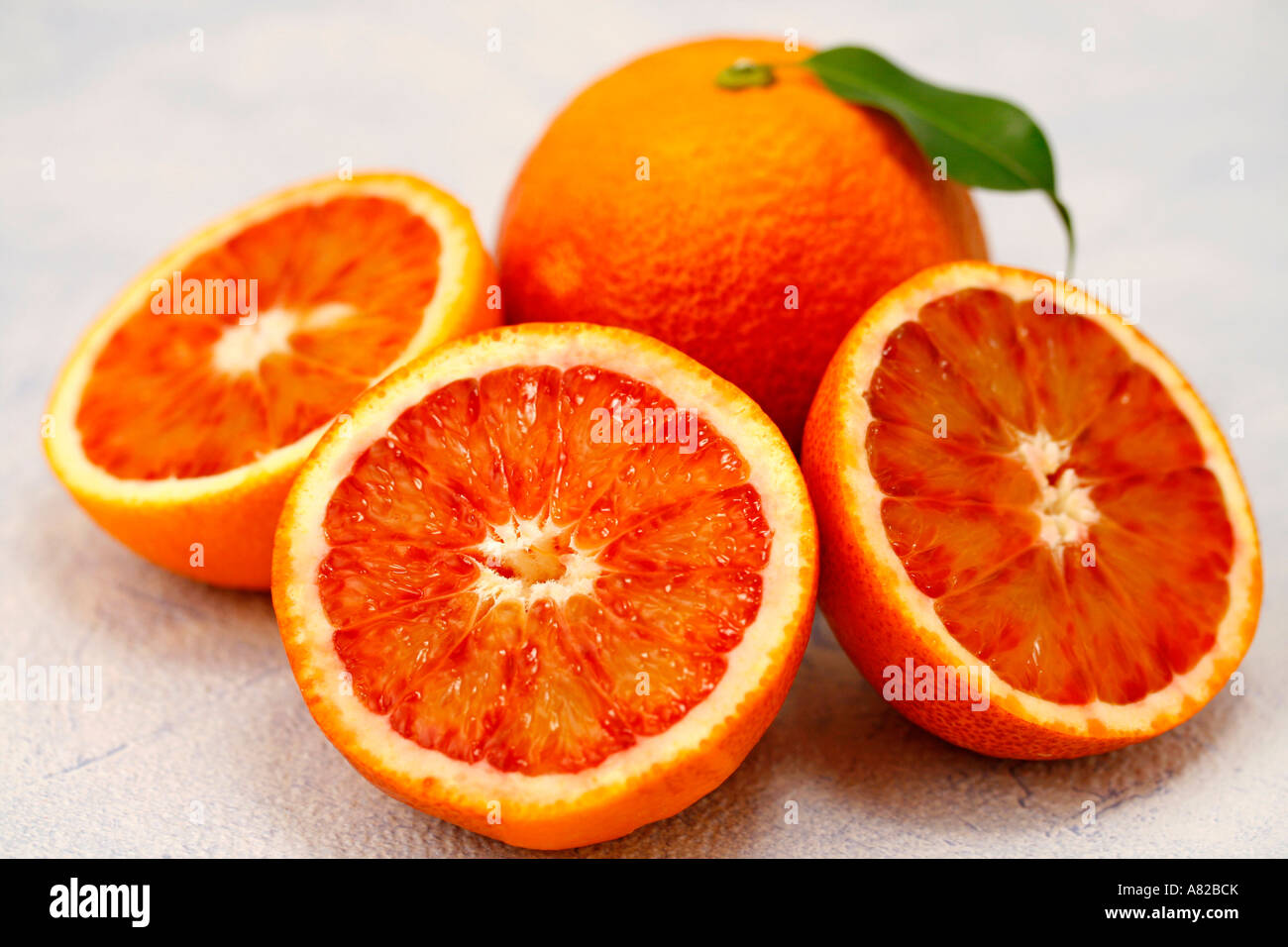 Sanguinelli oranges Stock Photo