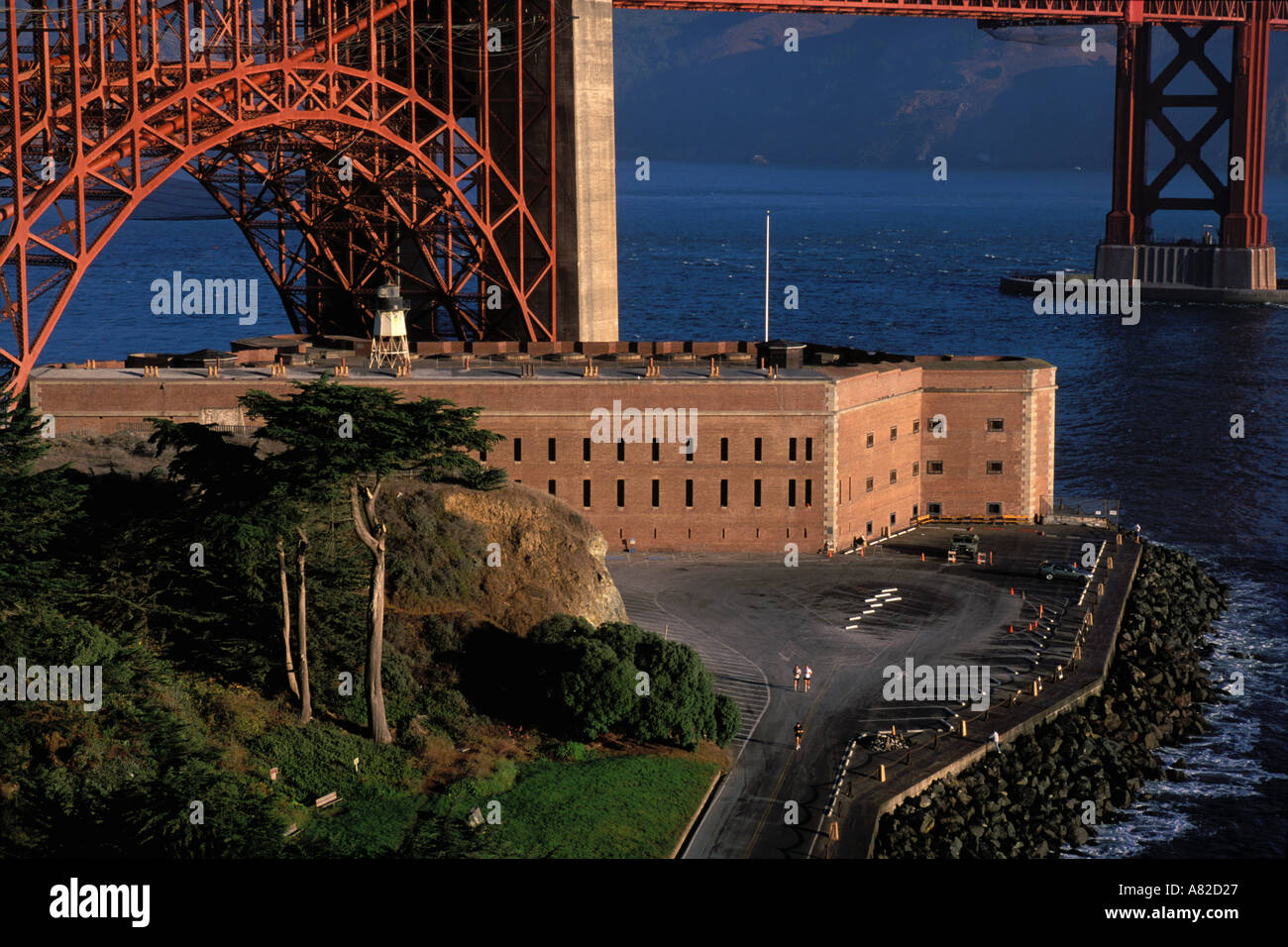 California, San Francisco, Fort Point, GGNRA Stock Photo