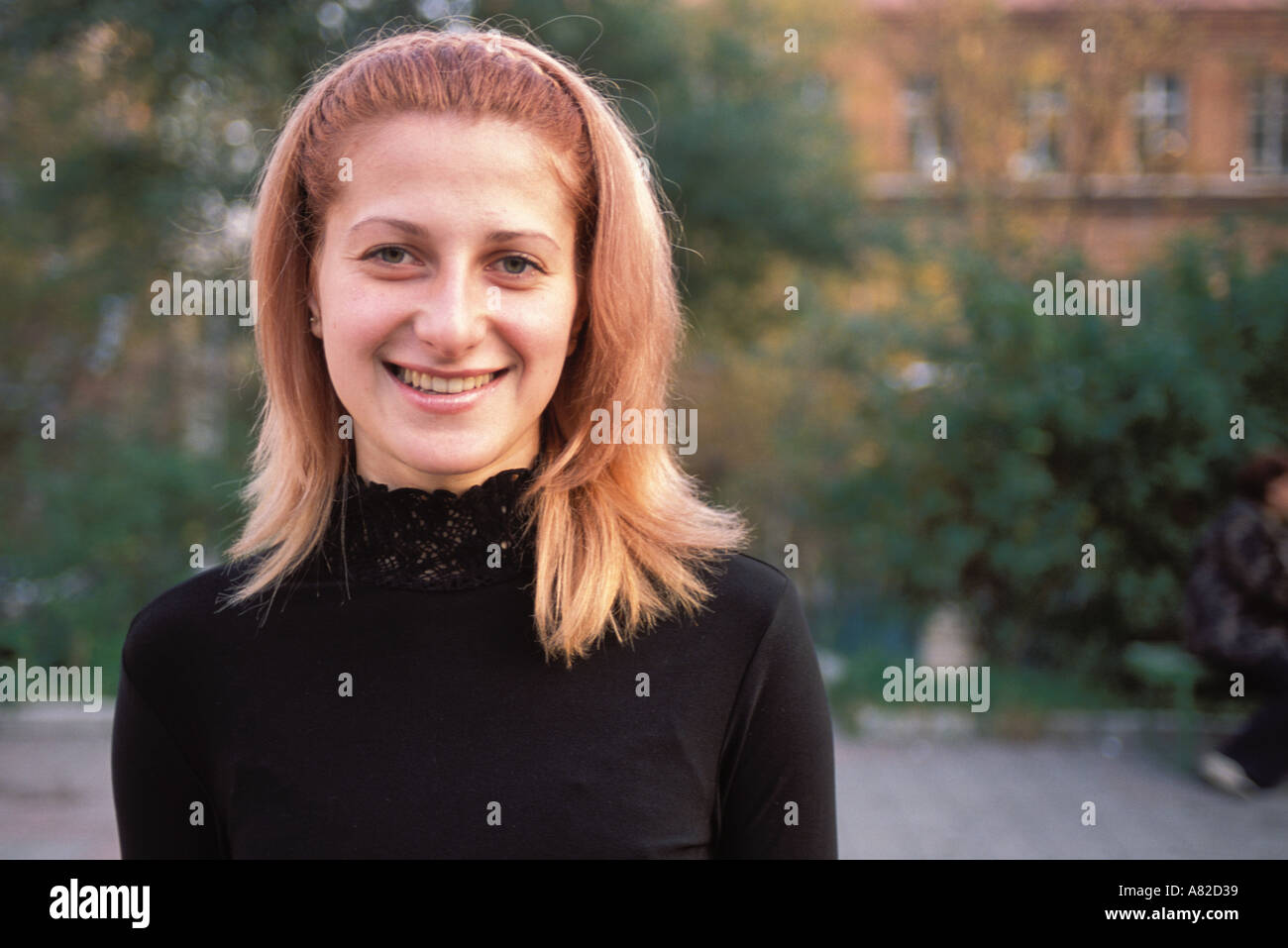 Russia, Vladivostok, Portrait of a woman Stock Photo