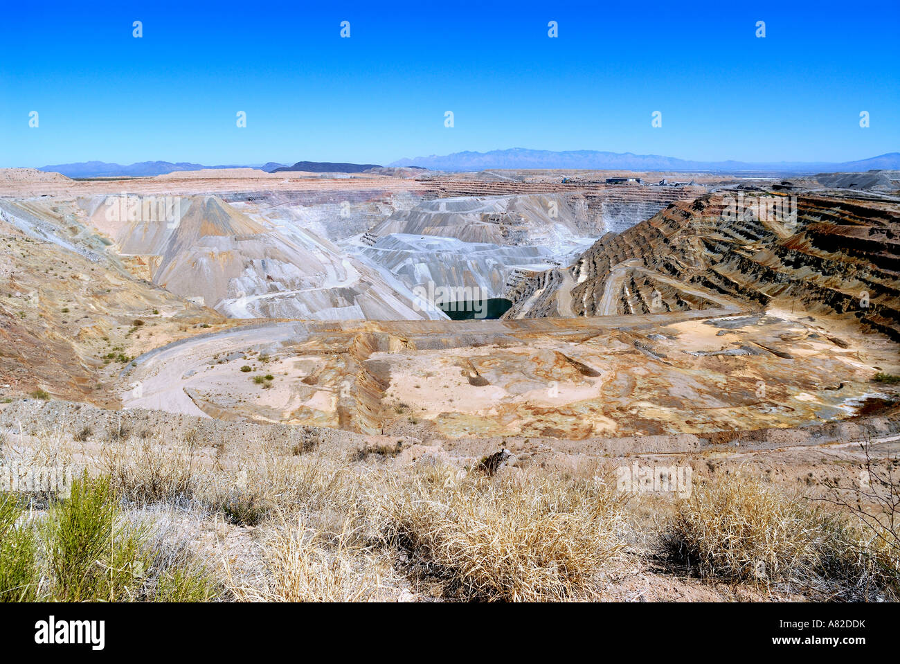 Open Pit Mine in southern Arizona Stock Photo Alamy