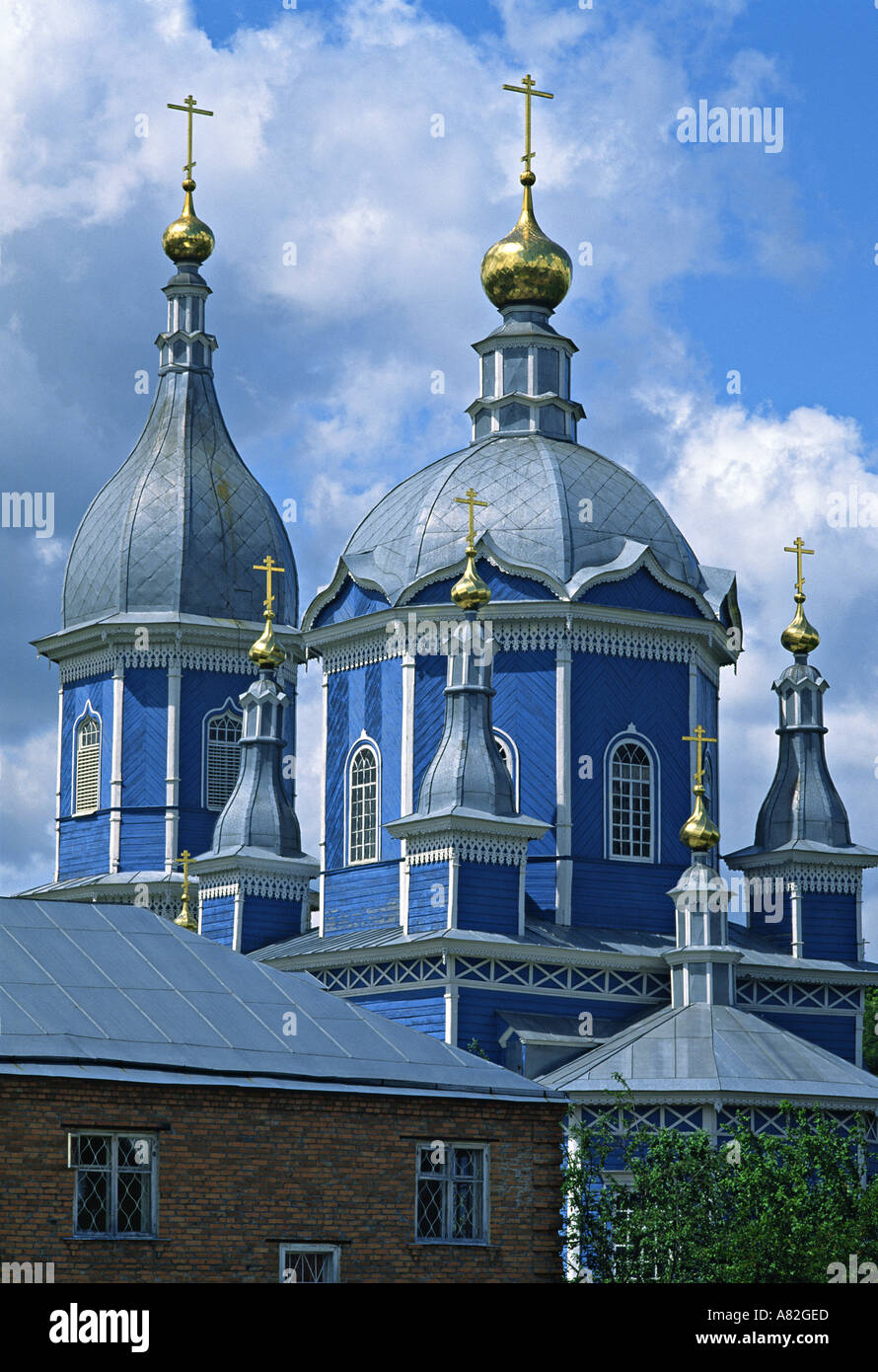 Transfiguration cathedral, Novozybkov, Bryansk region, Central Federal District, Russia Stock Photo