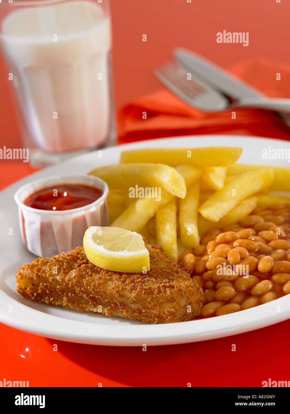 child’s fish meal Stock Photo - Alamy