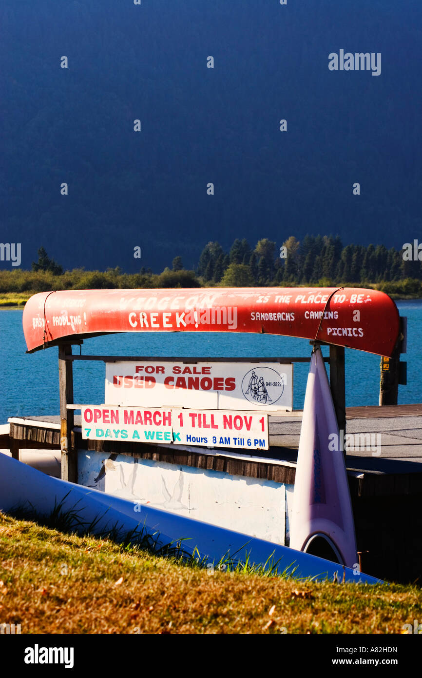 canoe rental at grant narrows regional park in Pitt Meadows british
