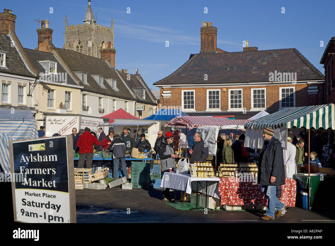 Norfolk Farmers Market Aylsham Norfolk UK Stock Photo 11968221 Alamy