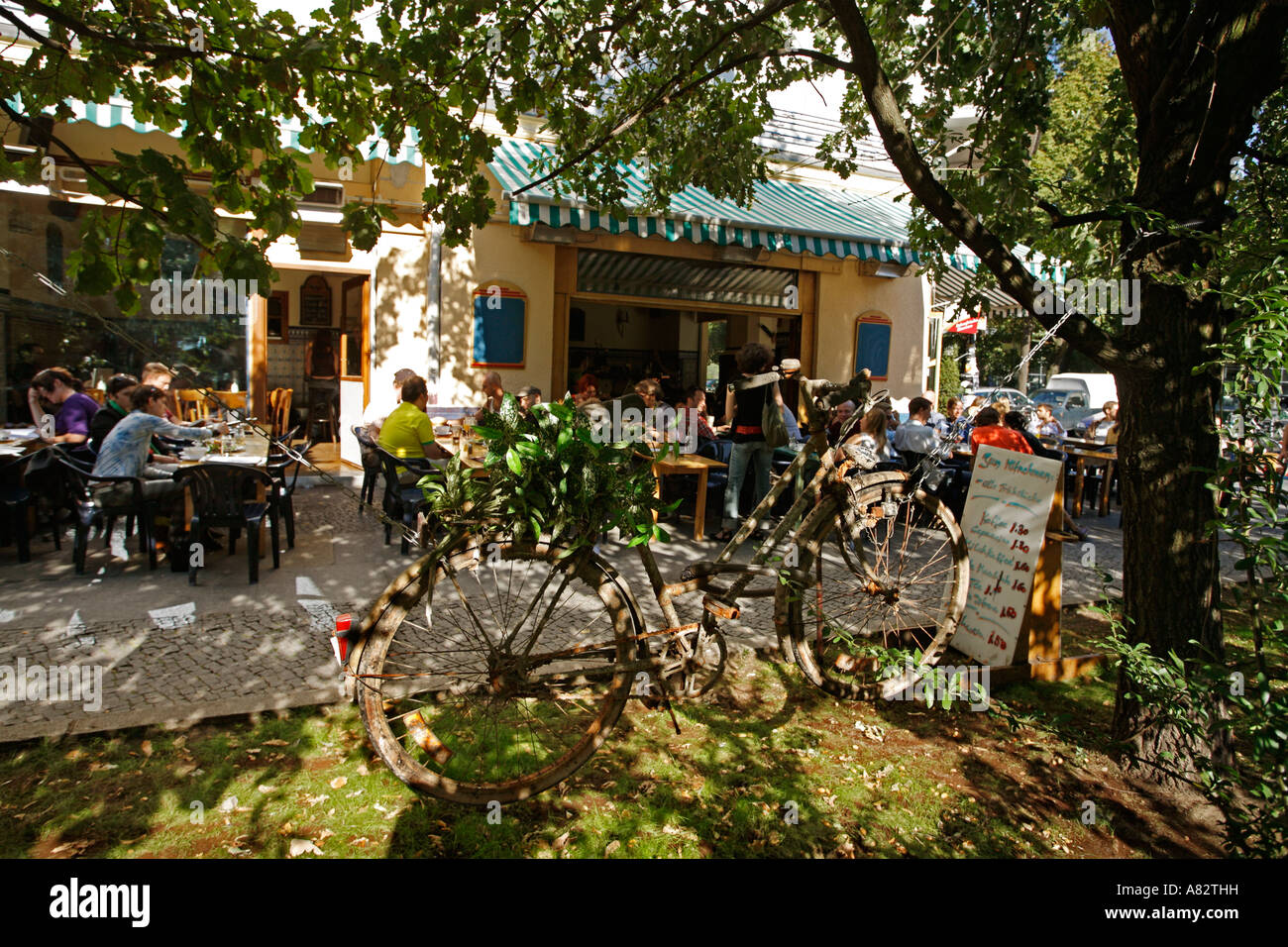 Berlin Kreuzberg Bar Cafe Morena outdoors Stock Photo