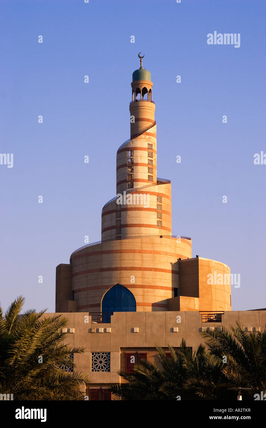 Qatar Doha Main Mosque Stock Photo