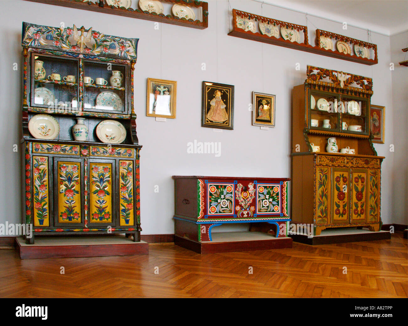 Antiques furniture in Lowicz Museum Poland Stock Photo Alamy