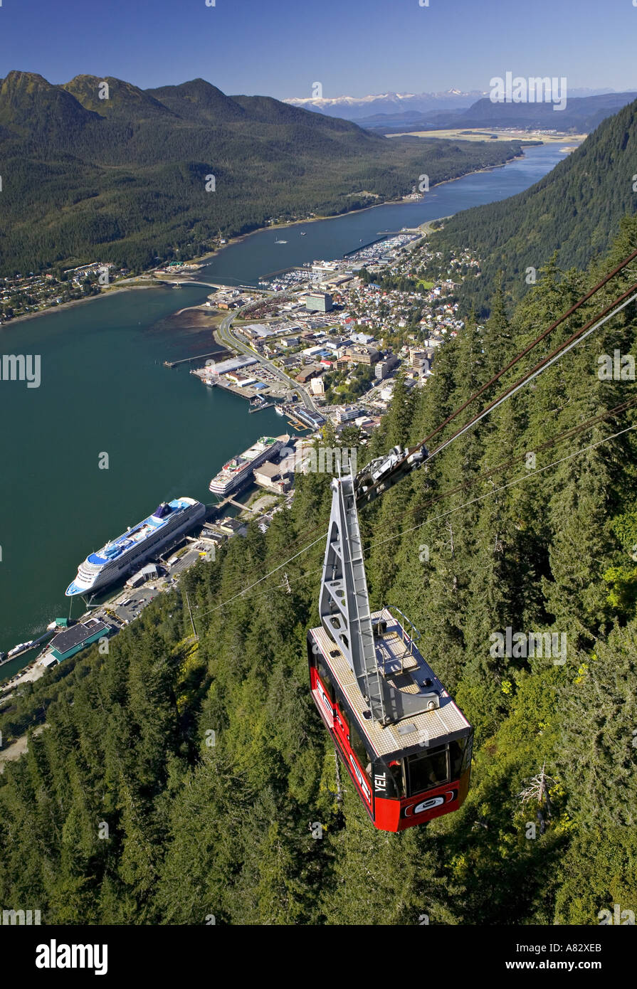 Juneau cable car hi-res stock photography and images - Alamy