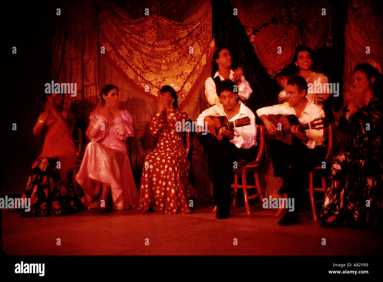 Spain Madrid Flamenco Show Stock Photo Alamy