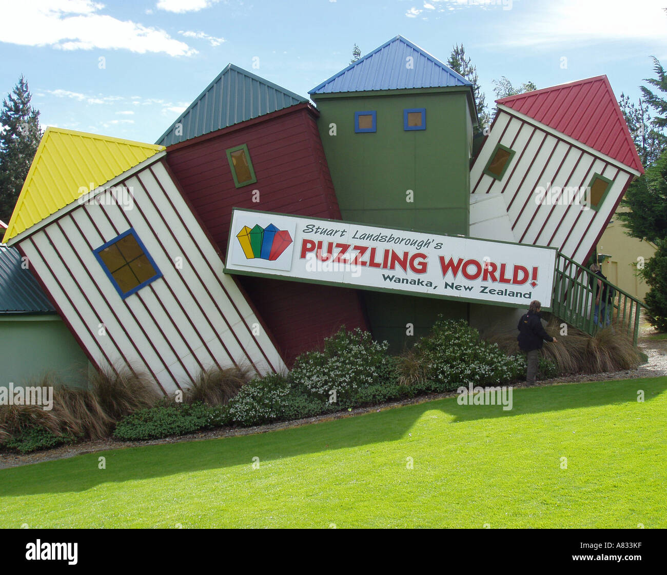 Puzzling World, Wanaka, New Zealand Stock Photo - Alamy