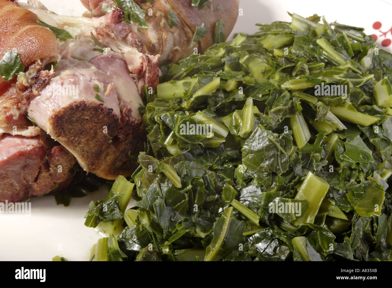 Ham hock collard greens hires stock photography and images Alamy