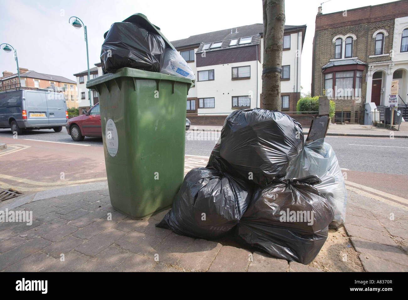 Rubbish in East London Stock Photo Alamy