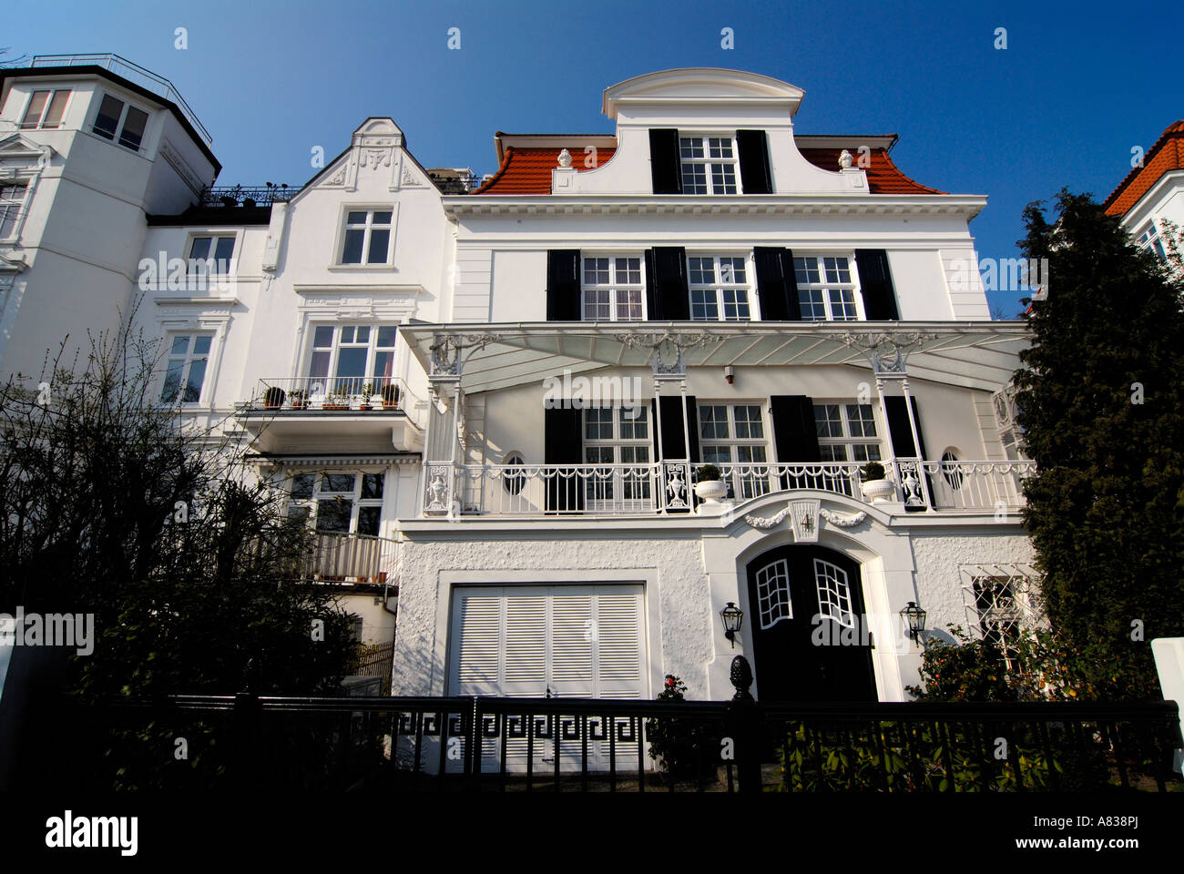 Historic luxury house in Hamburg, Germany, Europe Stock Photo Alamy