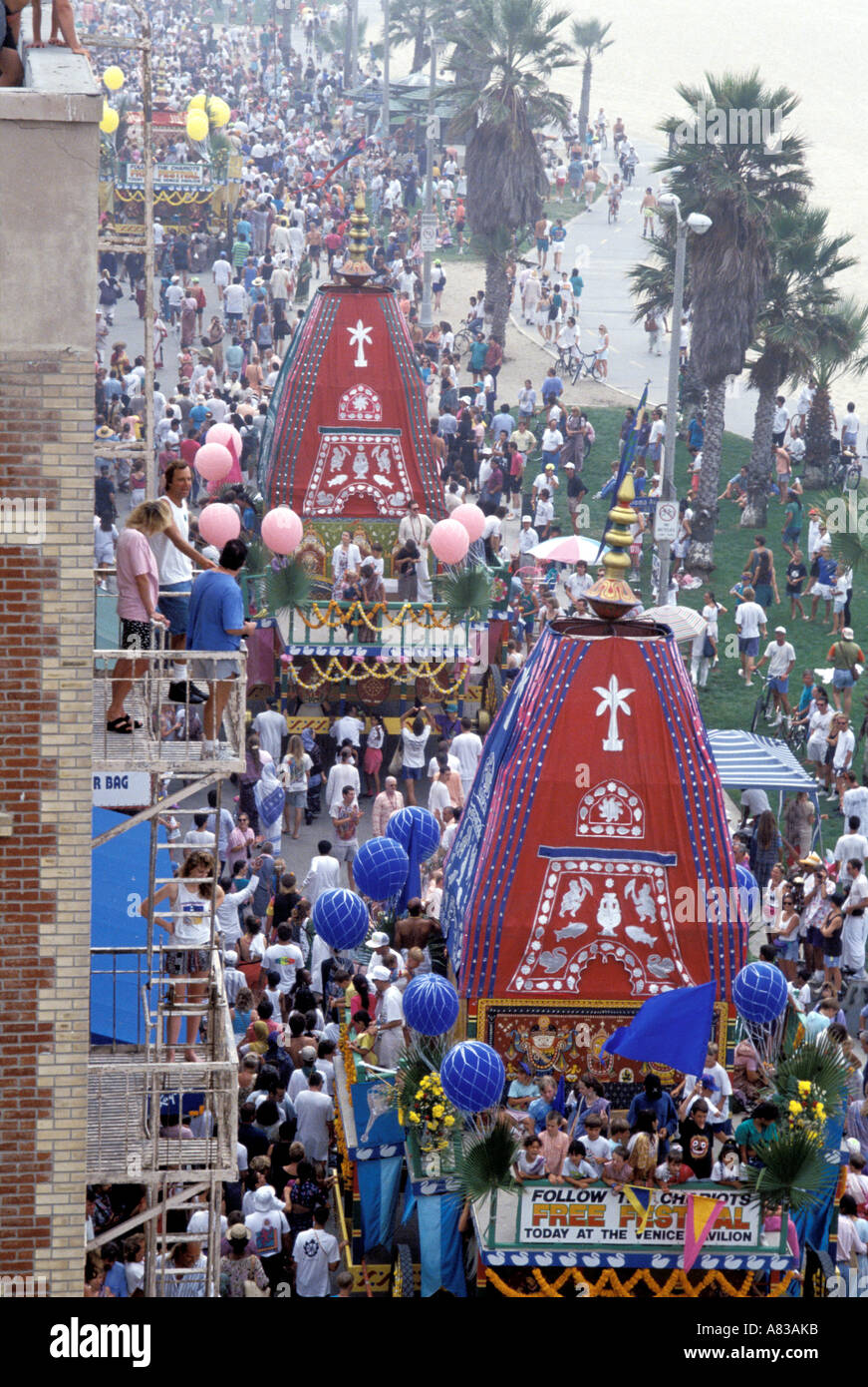 Festival of the Chariots Hare Krishna Festival Venice Beach Los Angeles