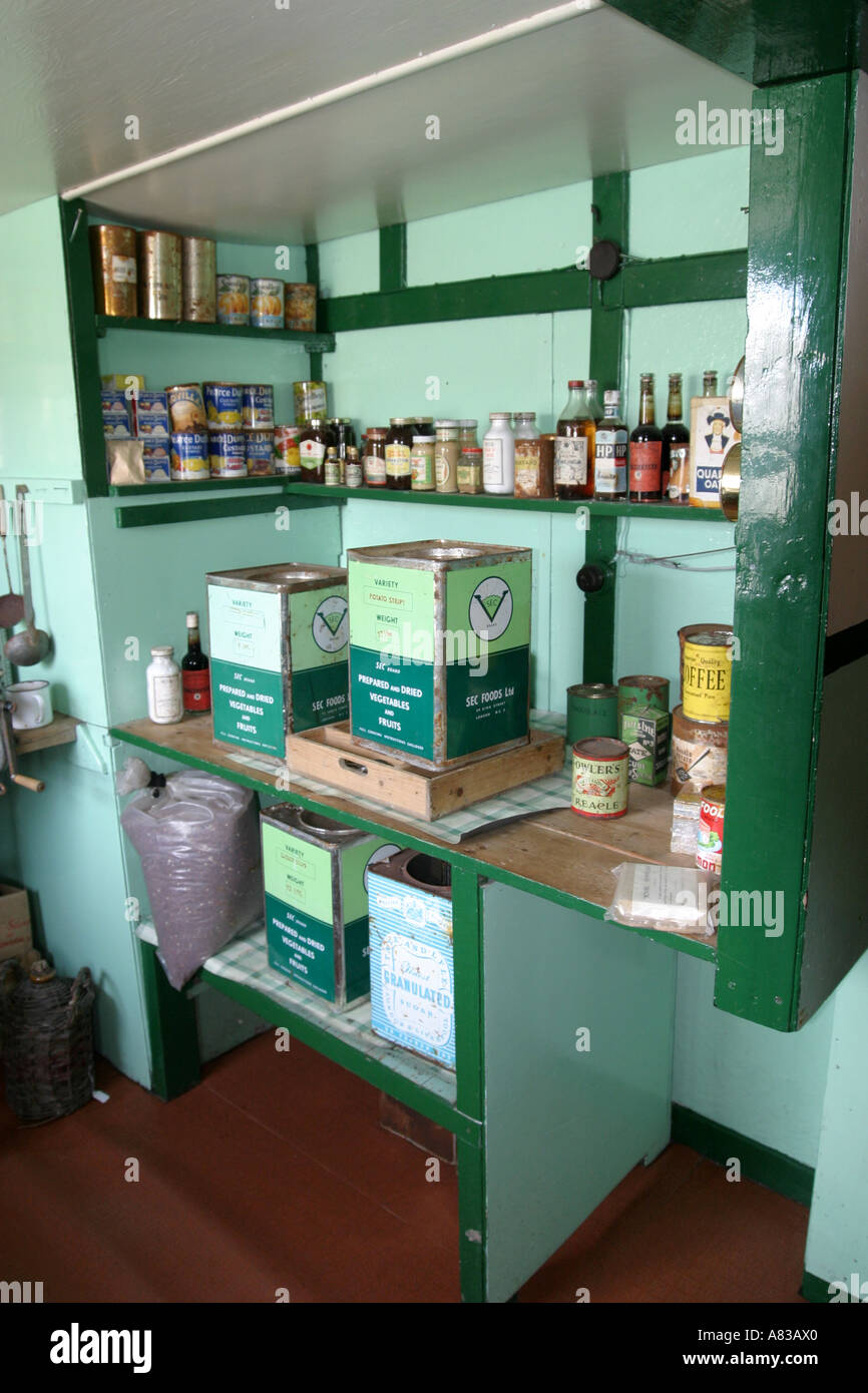 Interior of the only post office and station house in Antarctica at ...