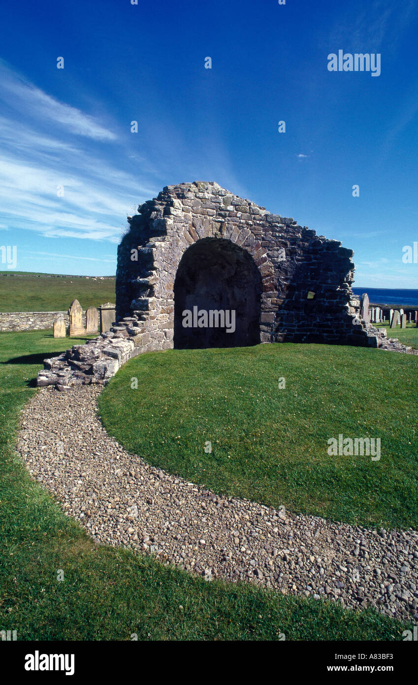 Remains Of Foundation Gravestones Built By Jarl Norseman KIRK ORKNEY remains-of-foundation-gravestones-built-by-jarl-norseman-kirk-orkney