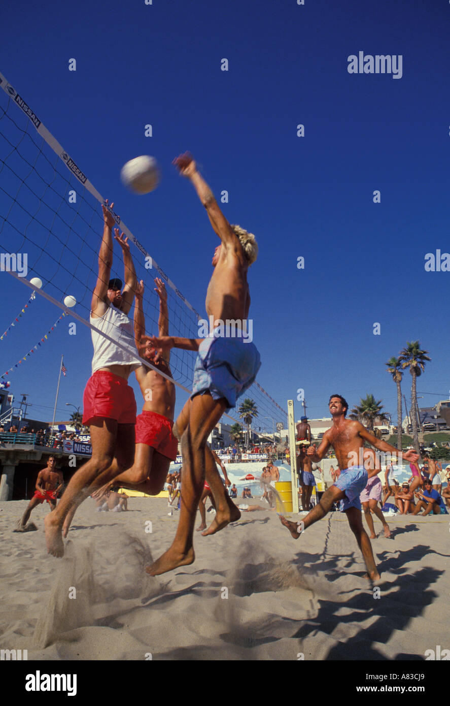 Volleyball Manhattan Beach Los Angeles County California United States
