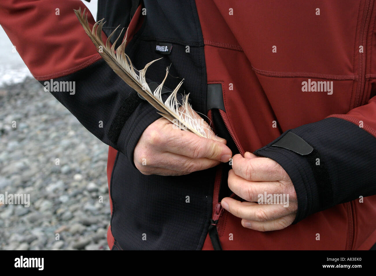 photograph illustrating part of the Antarctic code of conduct for visitors and cruise passengers. Stock Photo