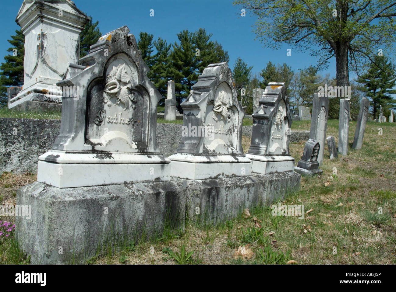 New hampshire pine hill cemetery hires stock photography and images