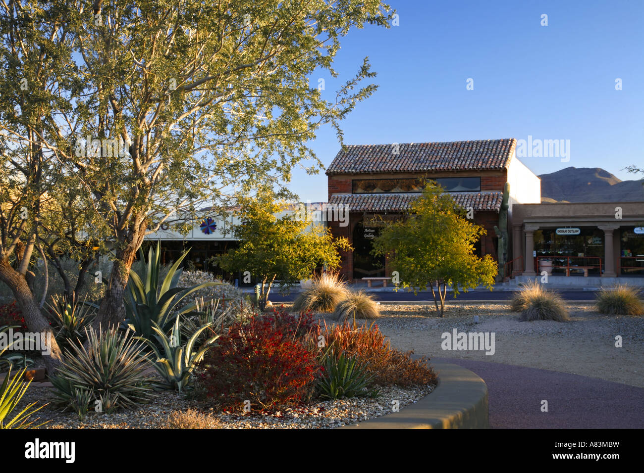 Downtown Carefree Arizona Stock Photo Alamy