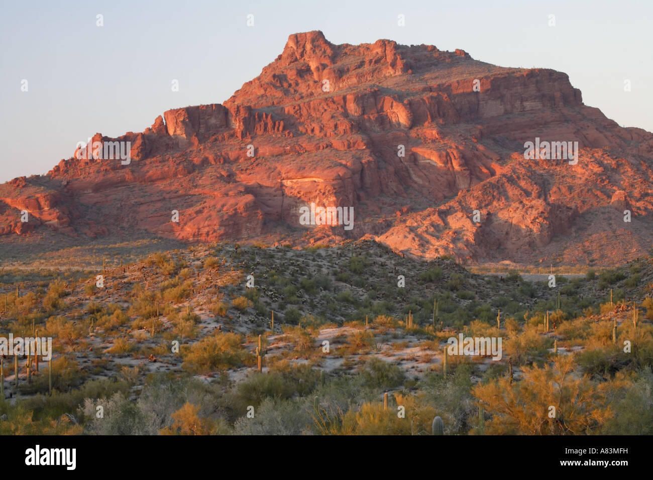 Red Mountain near Phoenix Arizona Stock Photo Alamy